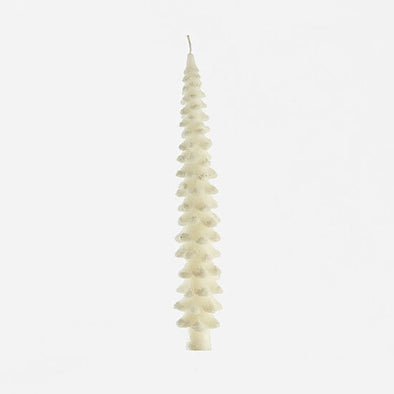 White Tree Taper Candle