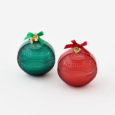 Christmas Ball Ornament Candle