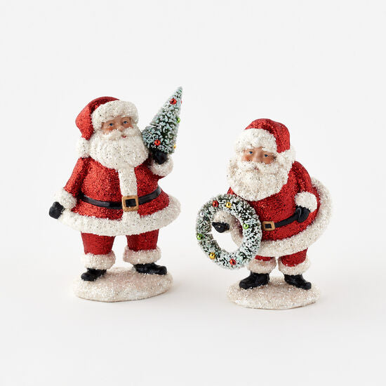 Red Glitter Santa