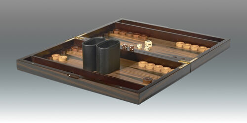 15" Burlwood Backgammon