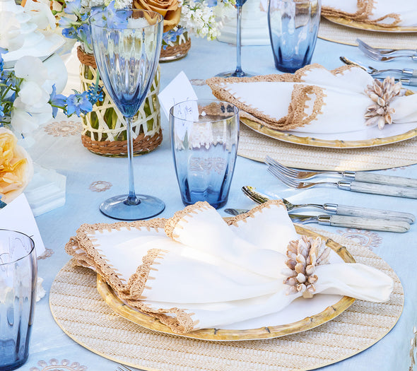 Shell Fringe Napkin Ring