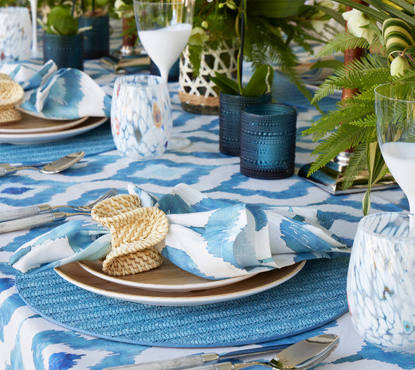 Watercolor Ikat Napkin