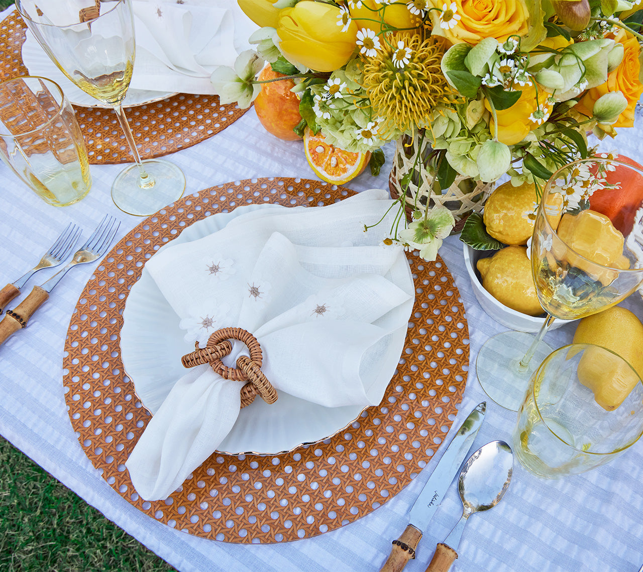 Rattan Link Napkin Ring