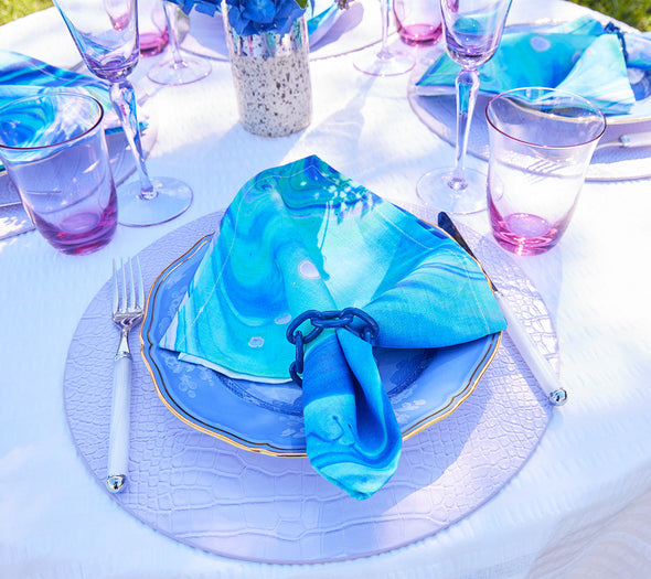 Enamel Chain Link Napkin Ring