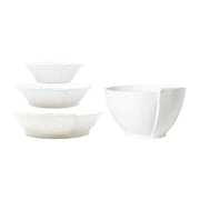 Lastra White 4-Piece Serving Bowls Set