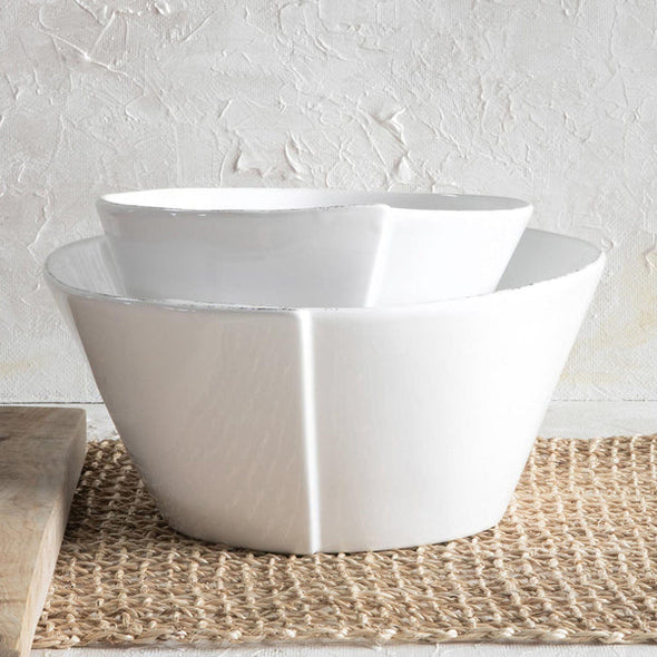 Lastra White Large Stacking Serving Bowl*