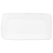 Lastra White Rectangular Platter
