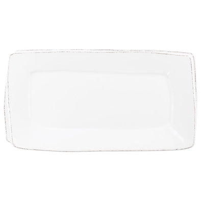 Lastra White Rectangular Platter*