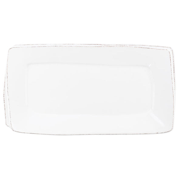 Lastra White Rectangular Platter*