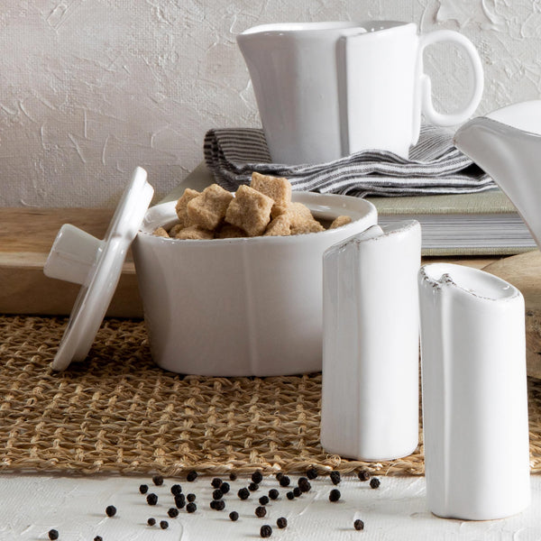Lastra White Sugar Bowl