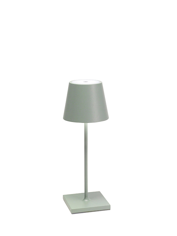 Poldina Pro Mini Table Lamp Lighting Zafferano America Sage  