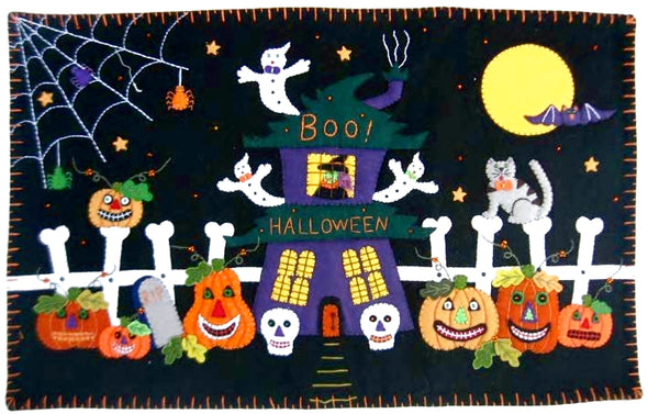 Halloween House Pillow