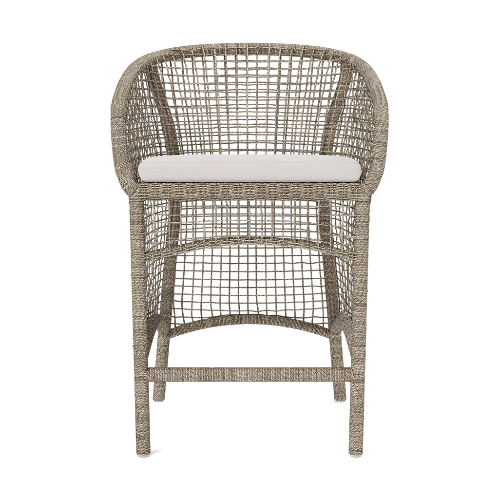 Helena Outdoor Counter Stool Furniture Made Goods Weathered 22"W X 23"D X 37"H 