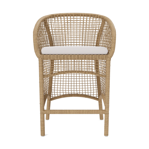 Helena Outdoor Counter Stool Furniture Made Goods Natural 22"W X 23"D X 37"H 