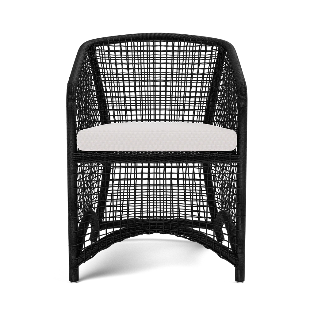 Helena Outdoor Dining Chair Furniture Made Goods Charcoal 22"W X 25"D X 32"H 