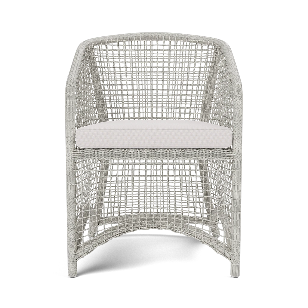 Helena Outdoor Dining Chair Furniture Made Goods Speckled White 22"W X 25"D X 32"H 