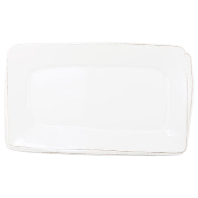 Lastra Melamine White Rectangular Platter*