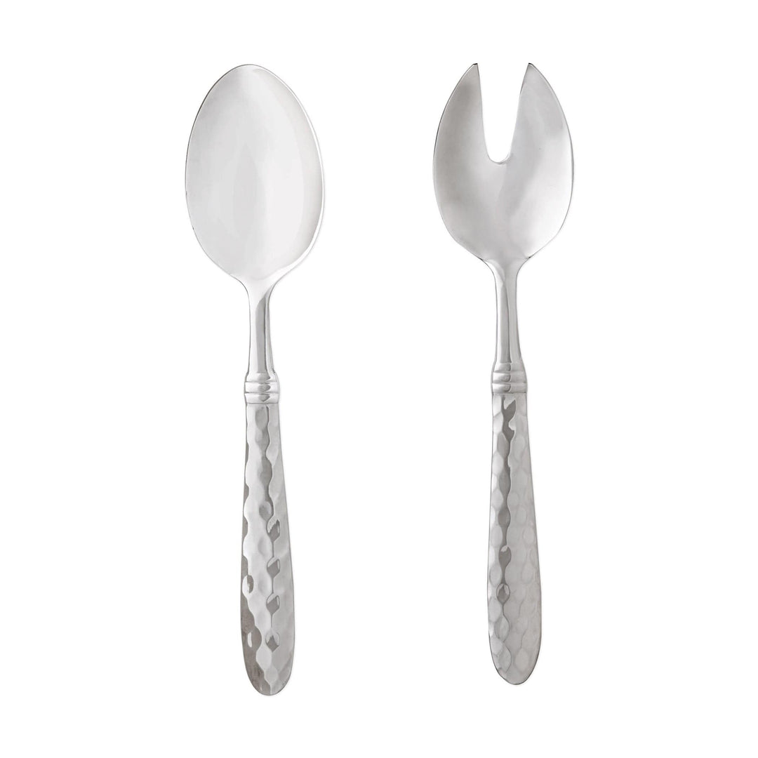 Martellato Salad Serving Set Tabletop Vietri Stainless Steel  