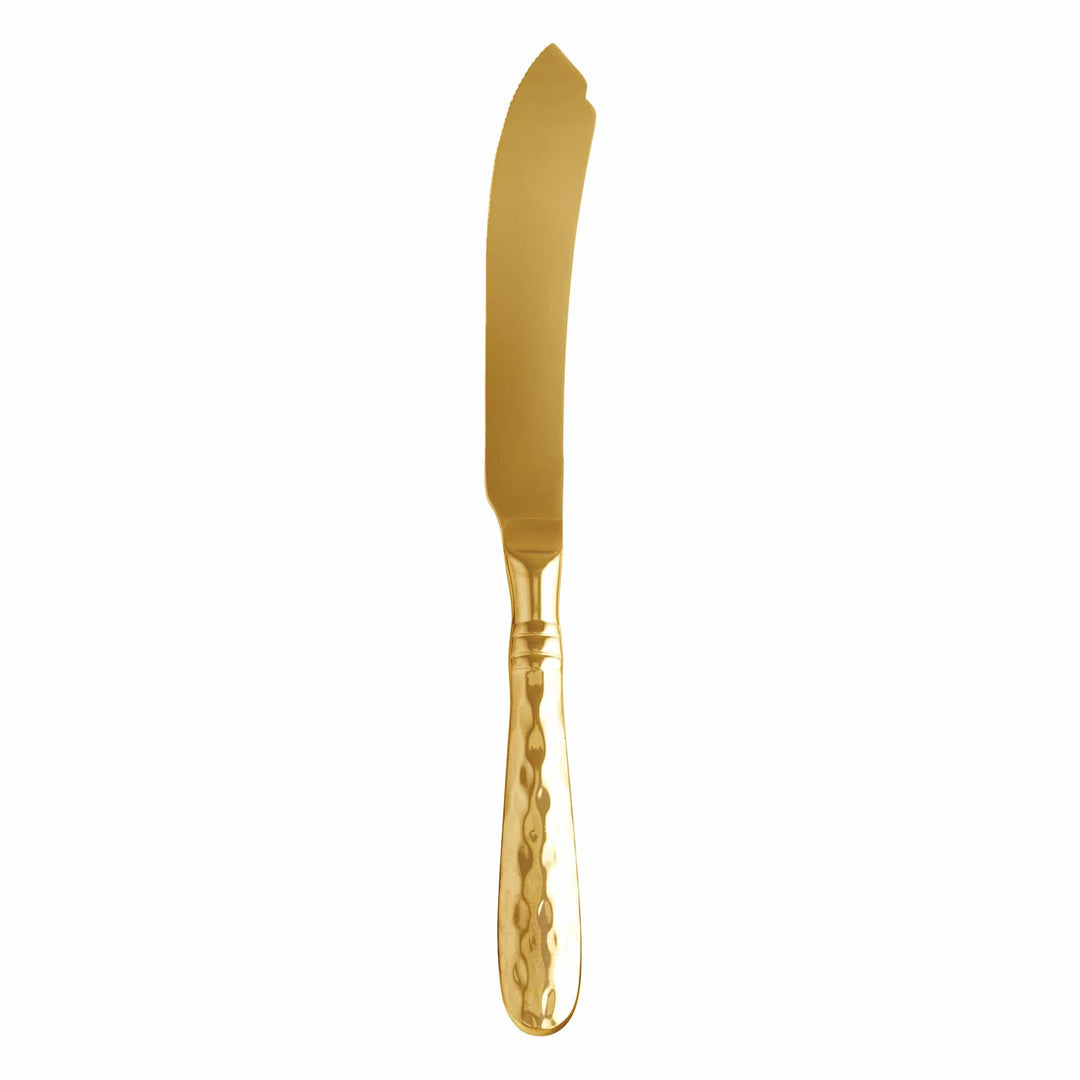 Martellato Cake Knife Tabletop Vietri Gold  