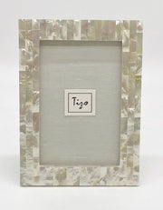 Mother of Pearl Frame White