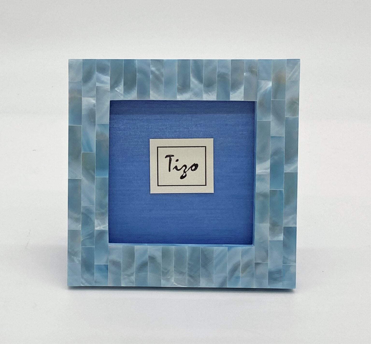 Mother of Pearl Frame Blue