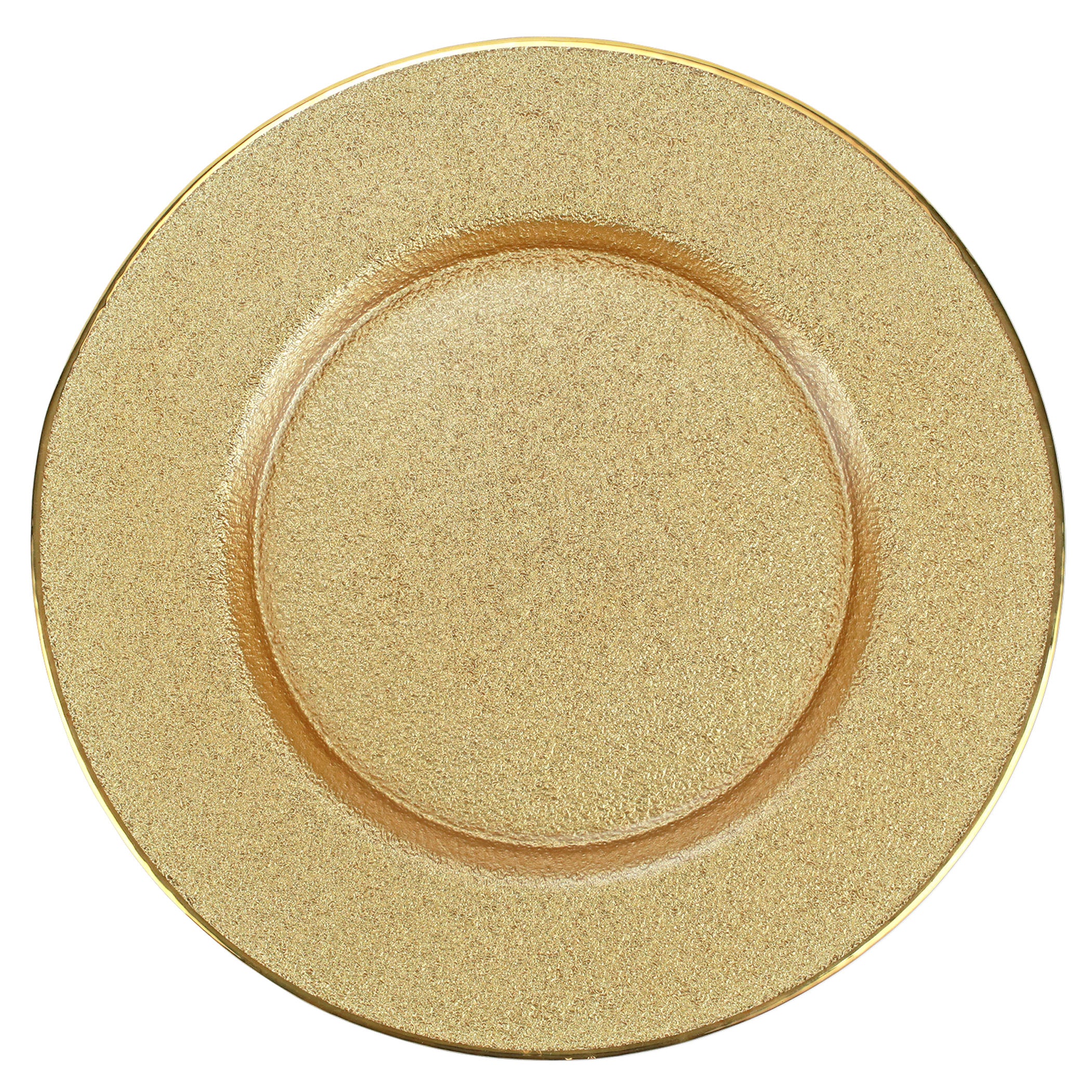 Metallic Glass Service Plate/Charger