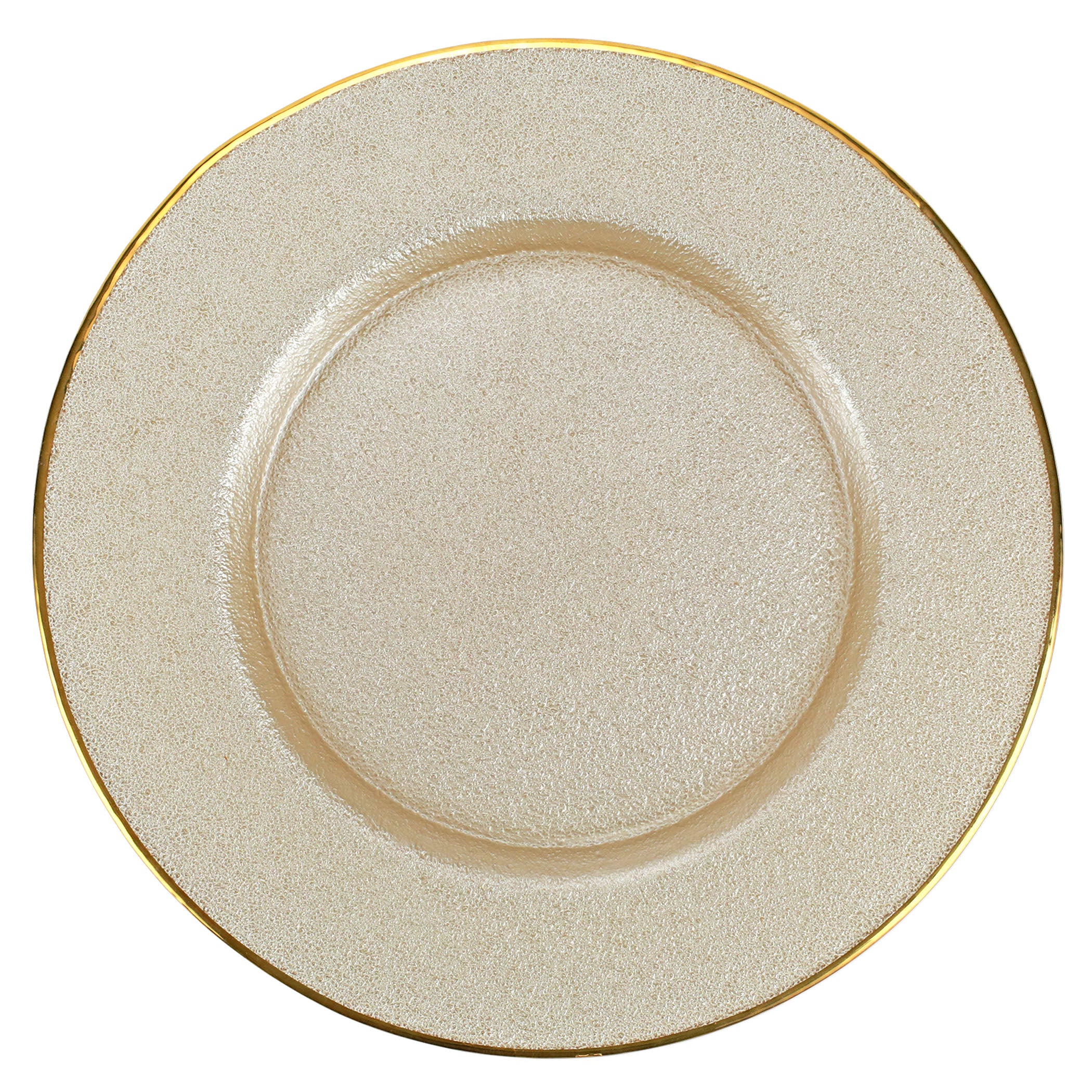 Metallic Glass Service Plate/Charger