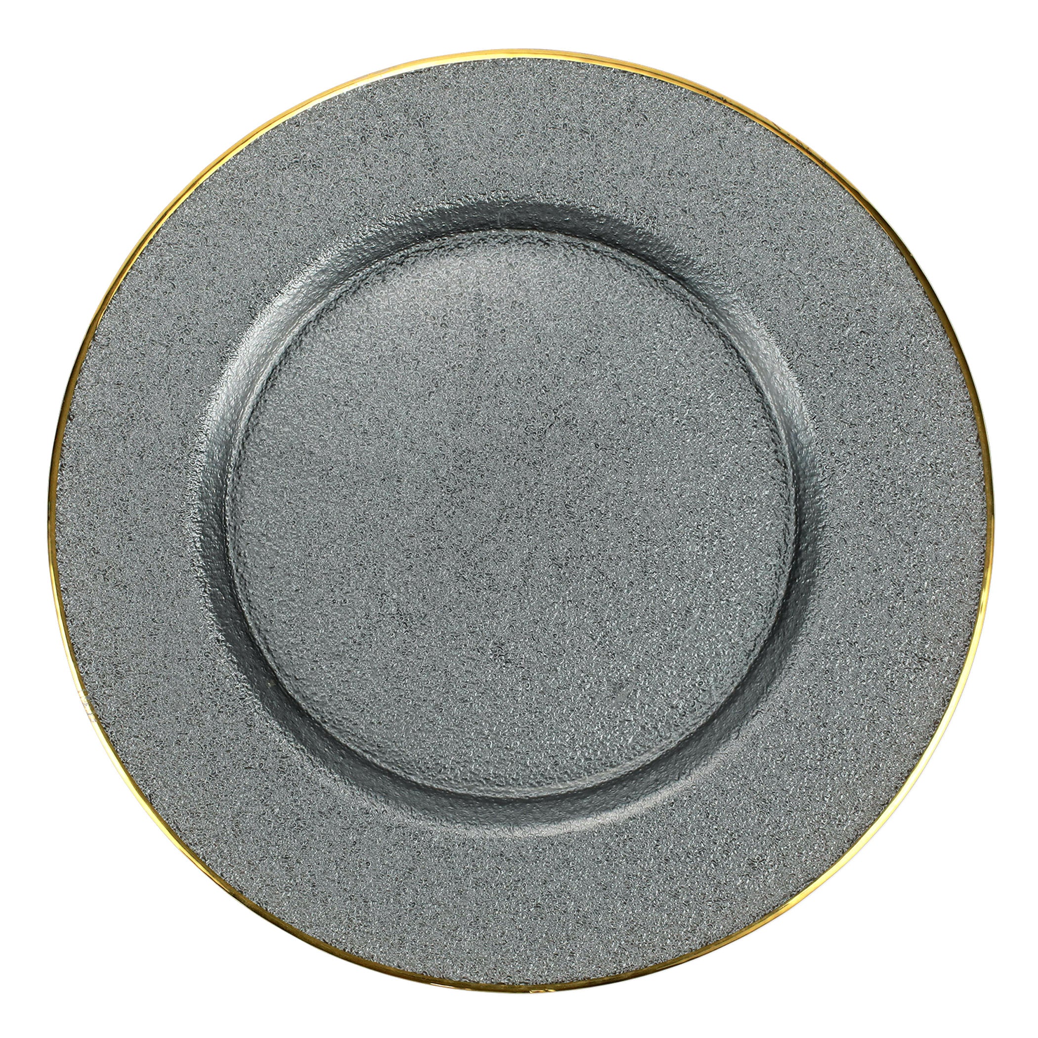 Metallic Glass Service Plate/Charger
