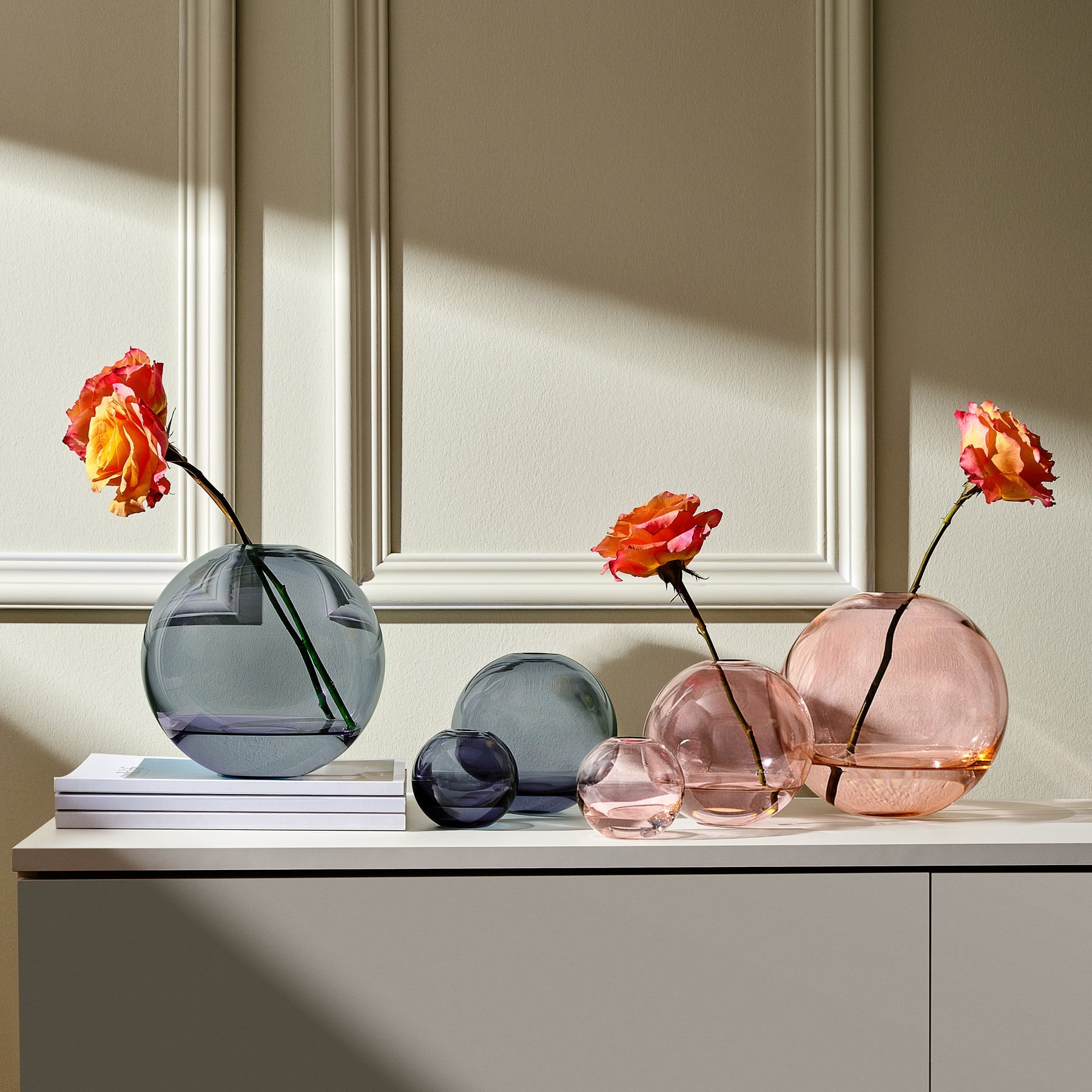 Mars Steel Blue Vase