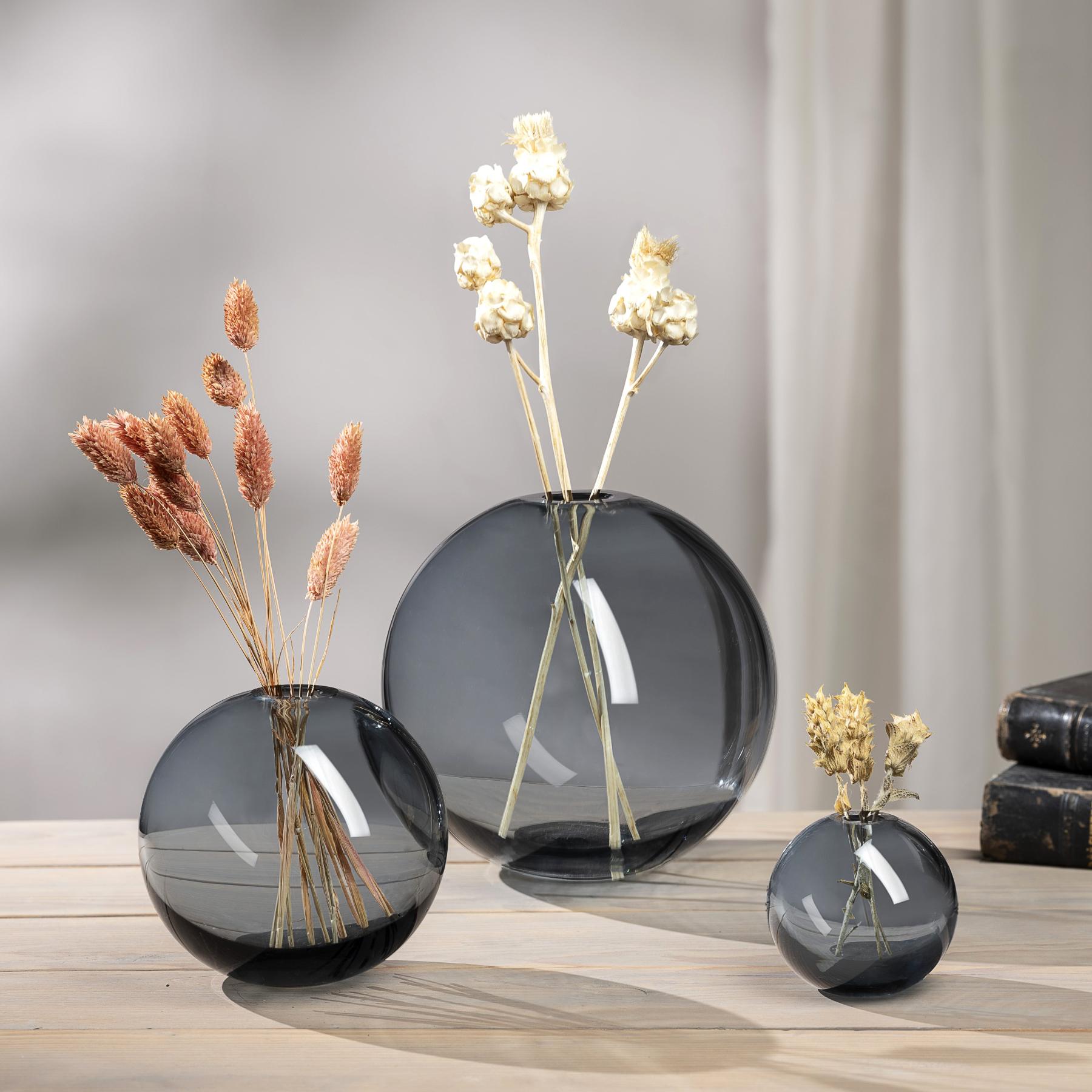 Mars Steel Blue Vase