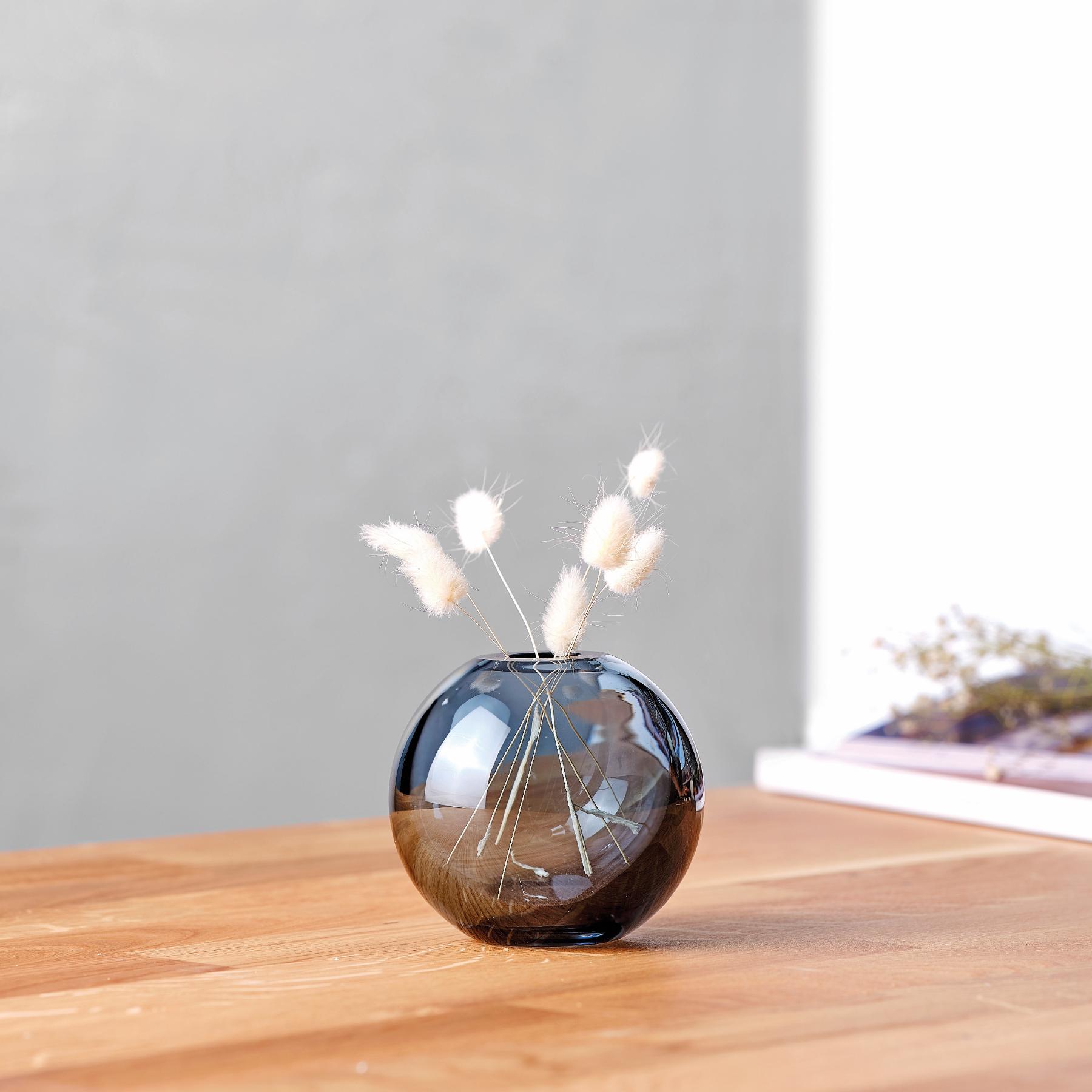 Mars Steel Blue Vase