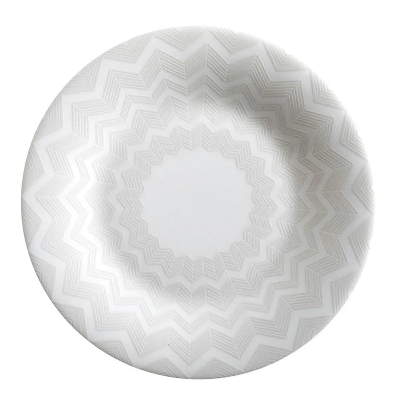 Missoni ZIG ZAG White Bread & Butter Plates (set of 2)