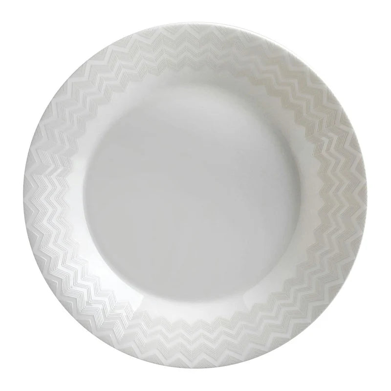 Missoni ZIG ZAG White Soup Plates (set of 6)