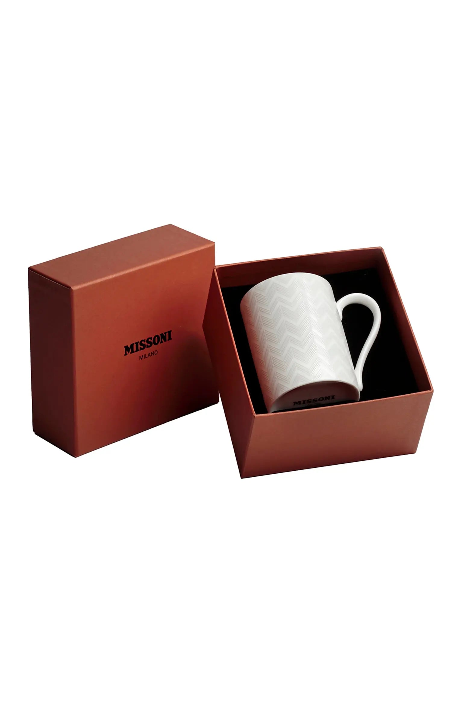Missoni ZIG ZAG White Mug Cup in Luxury Box