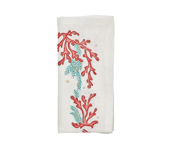 Coral Spray Napkin