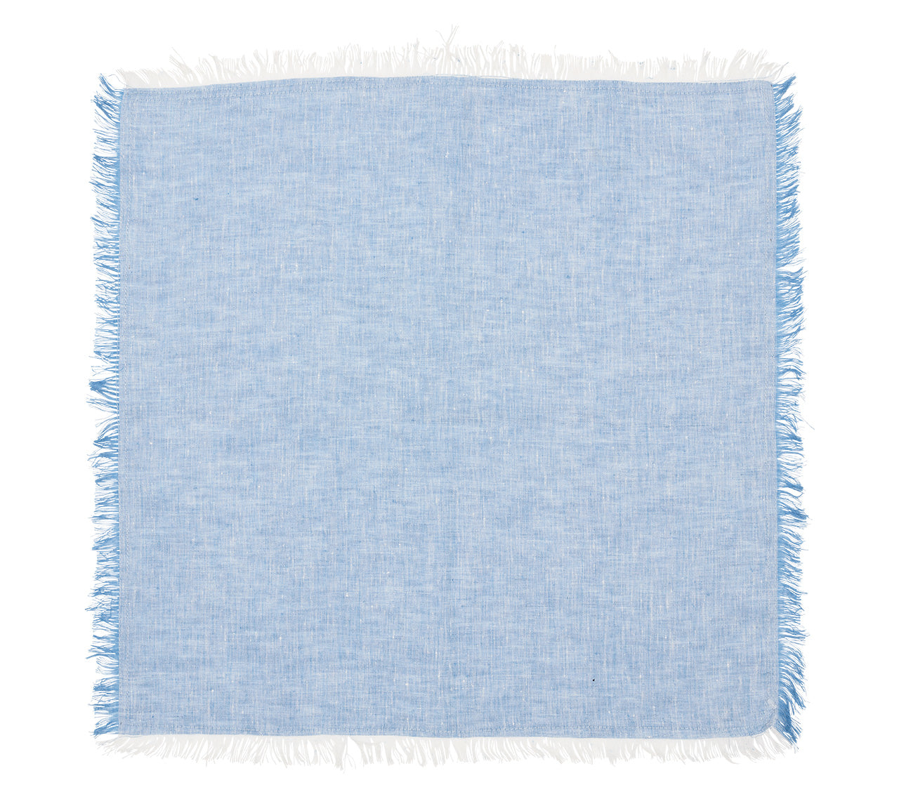 Elizabeth Lamont Chambray Fringe Napkin