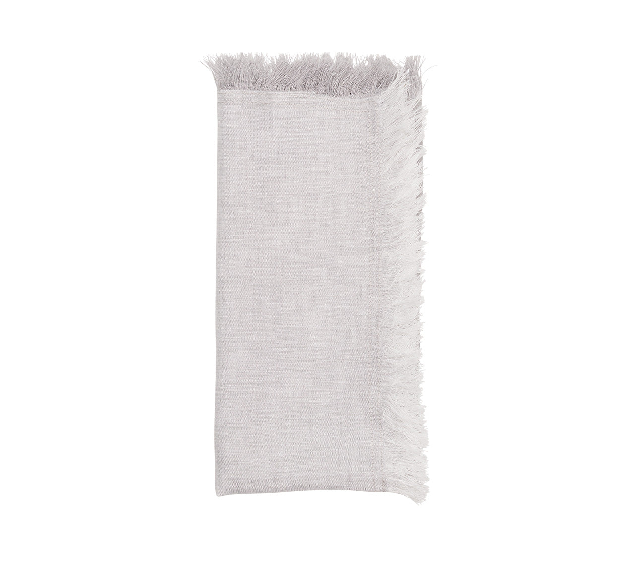Elizabeth Lamont Chambray Fringe Napkin - Thumbnail 5