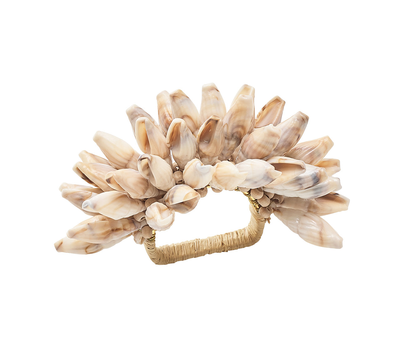 Shell Fringe Napkin Ring