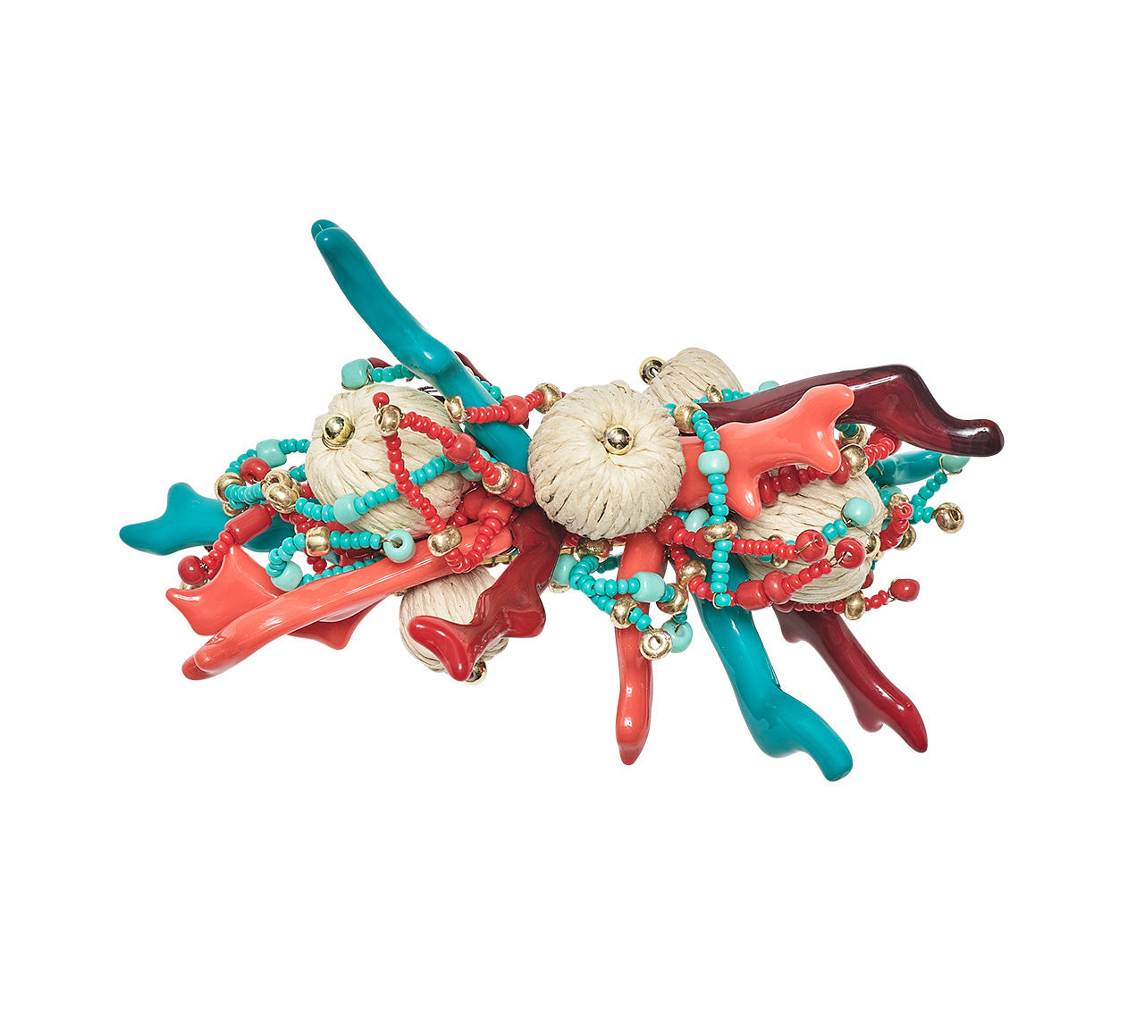 Coral Spray Napkin Ring
