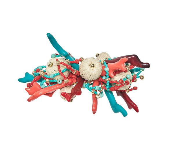 Coral Spray Napkin Ring
