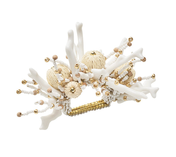 Coral Spray Napkin Ring