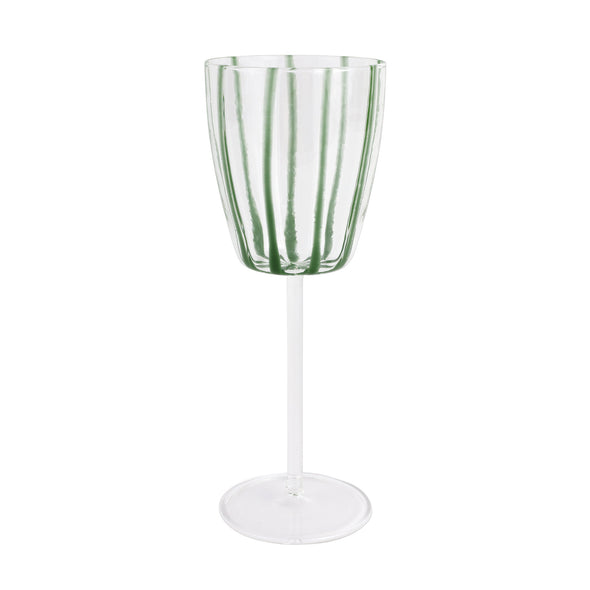 Nuovo Stripe Wine Glass