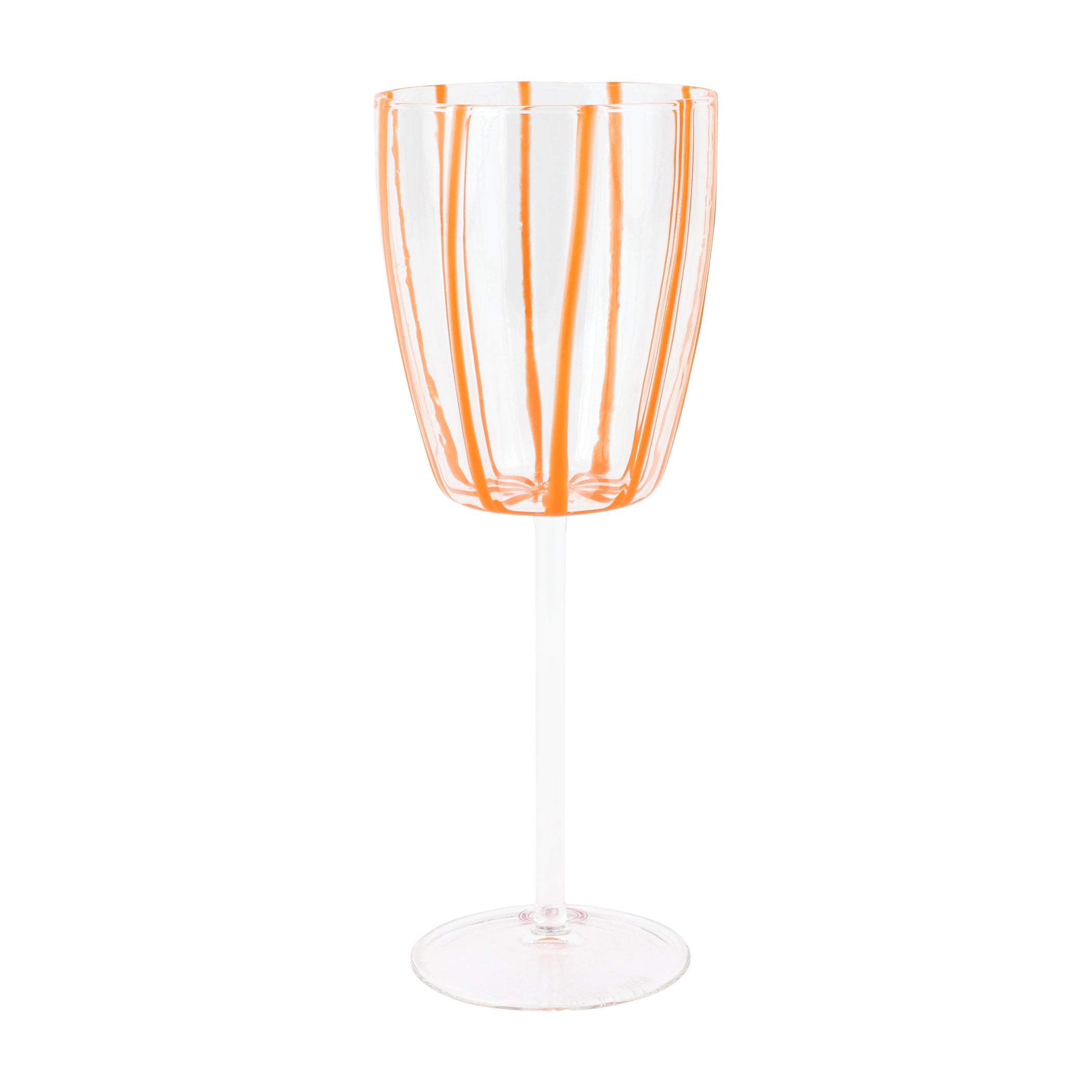 Nuovo Stripe Wine Glass