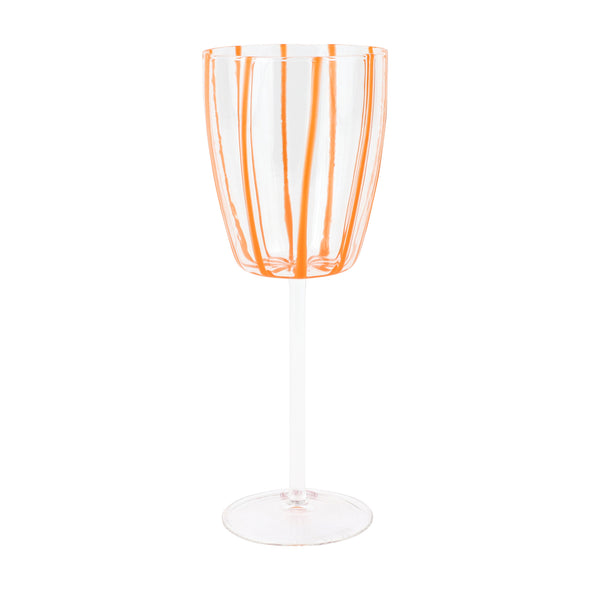 Nuovo Stripe Wine Glass