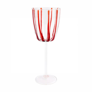 Nuovo Stripe Wine Glass