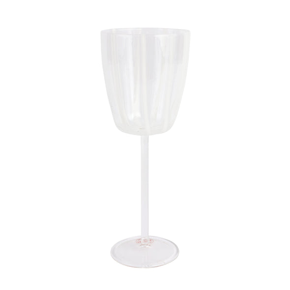 Nuovo Stripe Wine Glass