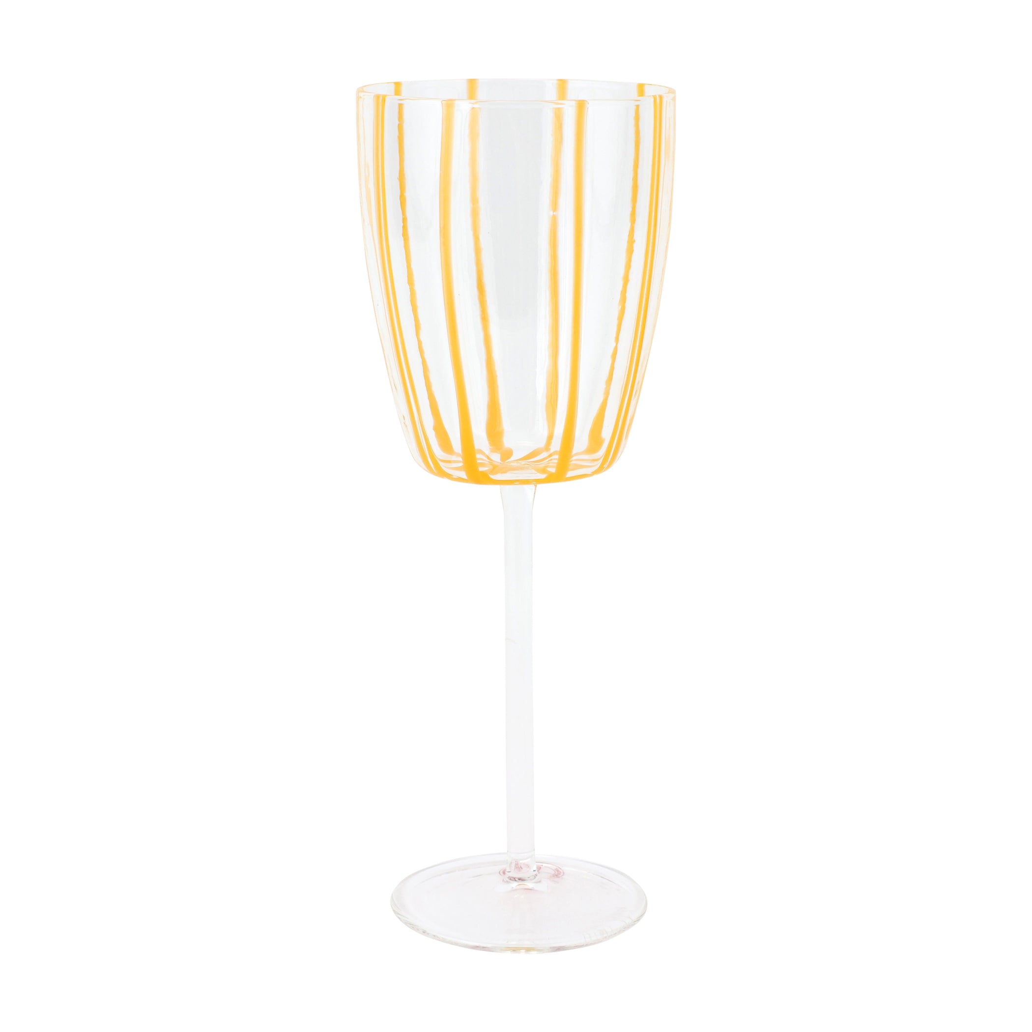 Nuovo Stripe Wine Glass