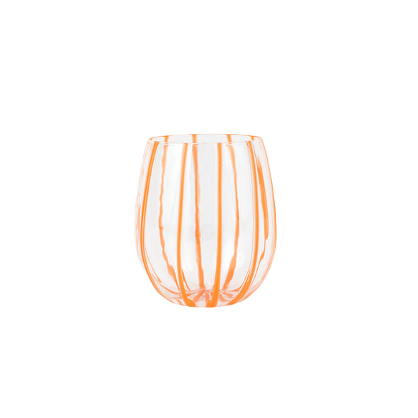 Nuovo Stripe Stemless Wine Glass