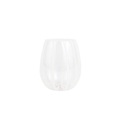 Nuovo Stripe Stemless Wine Glass - SALE