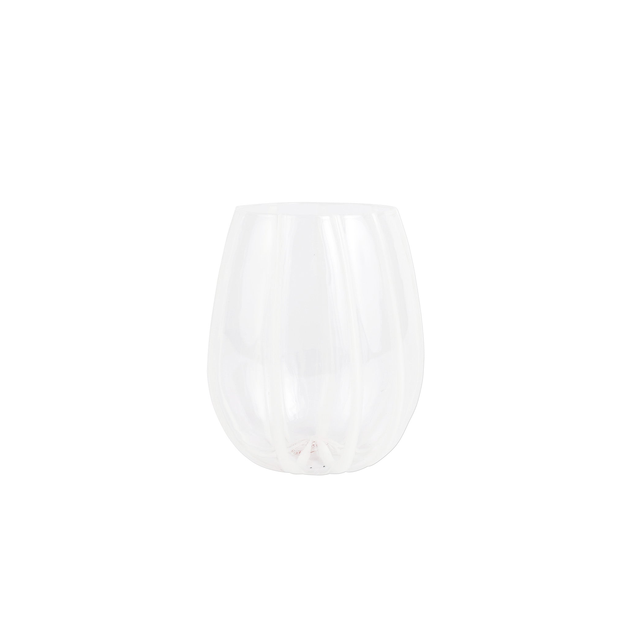 Nuovo Stripe Stemless Wine Glass Set